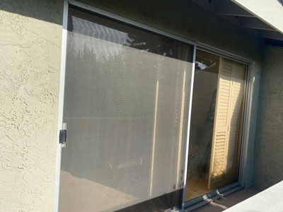 sliding door before full view