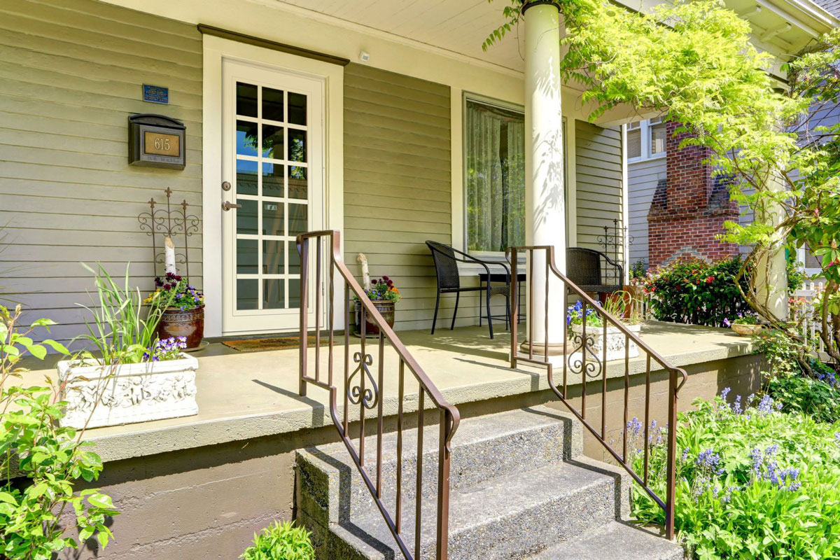 Classic French Beige Hammer Glass Security Door at Dixieline Lumber
