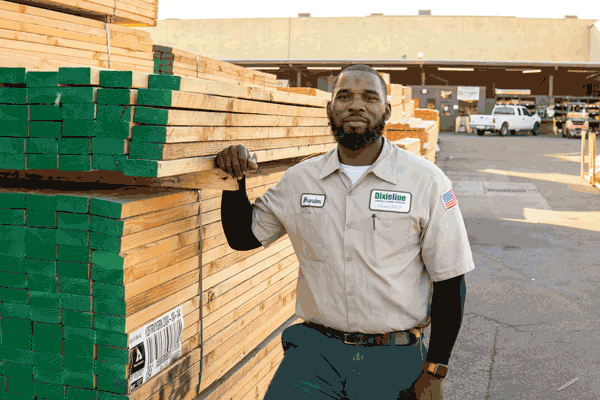clean and safe lumberyard, Dixieline Lumber