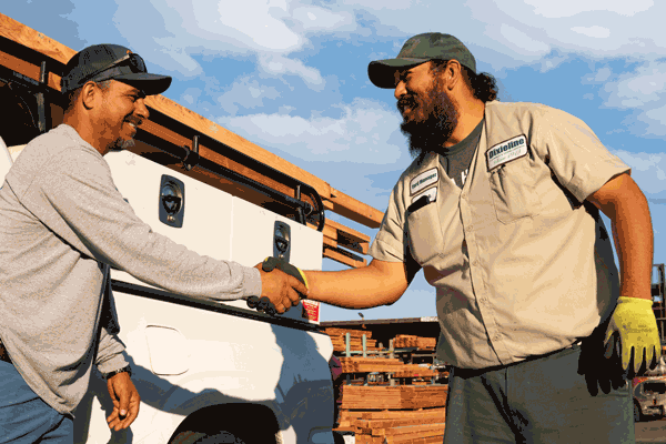 lumber order when you arrive, Dixieline Lumber