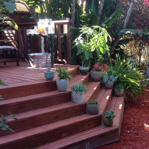 Redwood Decking